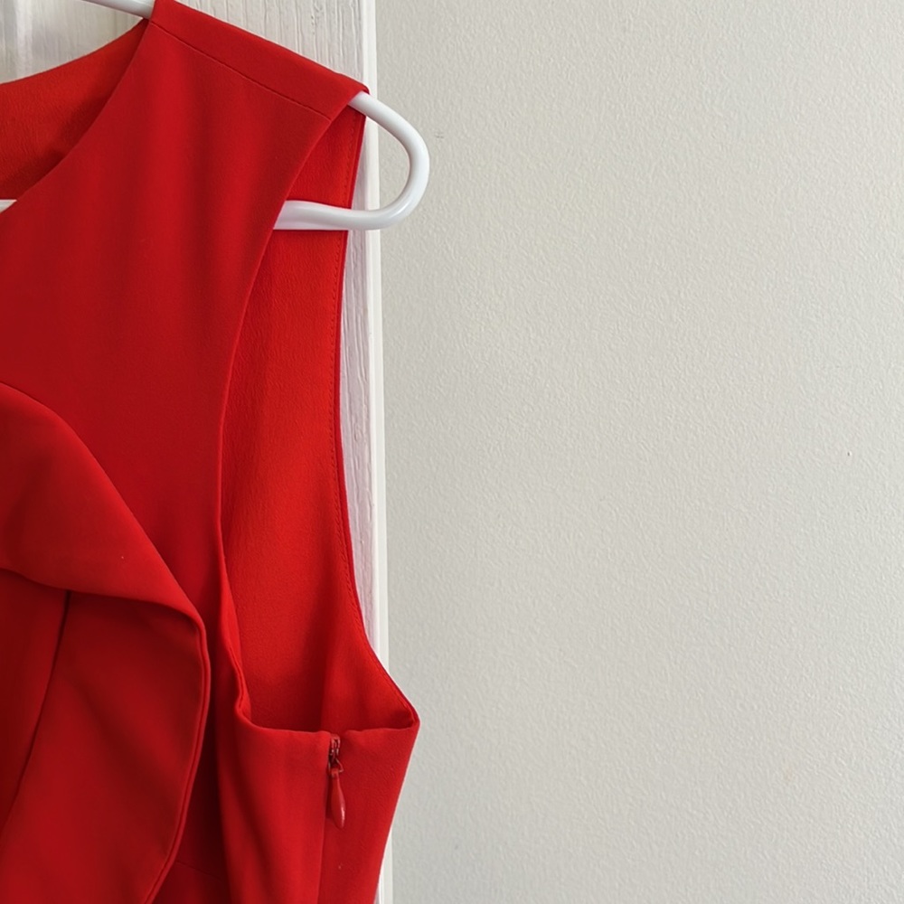 Dalia Orange Ruffled Dress - Picture 6 of 11